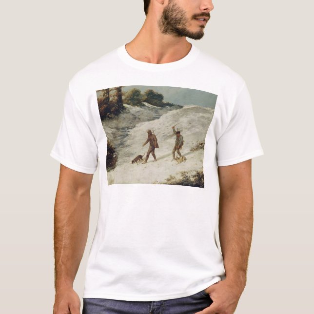 Camiseta Caçadores na neve ou os Poachers (Frente)