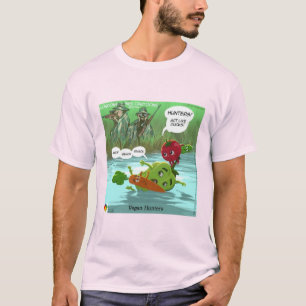 Camiseta Caçadores Veganos Engraçados por LTCartoons 