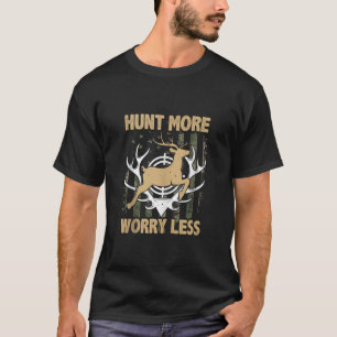 Camiseta Caçando Deer Buck Caçando um Patriótico Tanque de 