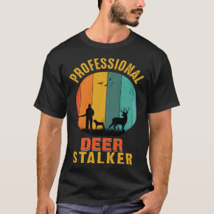 Camiseta Caçando Deer Stalker Padre Caçando Licença Caçada