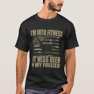 Camiseta Caçando Eu Estou Na Malhação, Ajustado, Deer Em Me