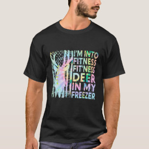 Camiseta Caçando lá estou na Malhação Deer Freezer Engraçad