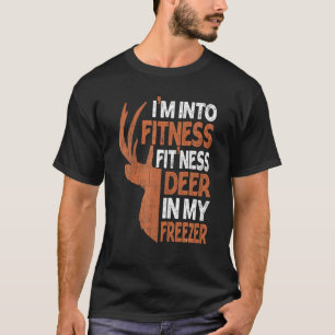 Camiseta Caçando, sou Malhação Caçador Engraçado Deer Freez