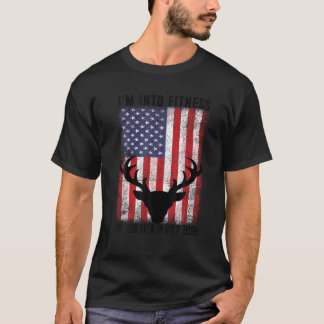 Camiseta Caçando, sou Malhação Caçador Engraçado Deer Freez