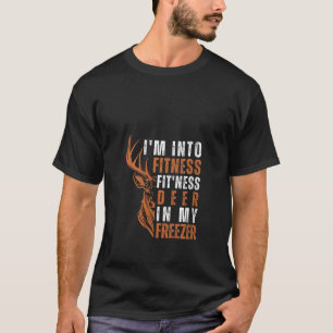 Camiseta Caçando, sou Malhação Caçador Engraçado Deer Freez