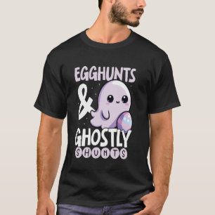 Camiseta Caças aos Ovos e Desvios Fantasmagóricos Páscoa Fa