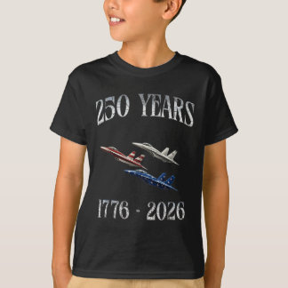 Camiseta Caças Bandeira 250 Anos 1776-2026 250º Aniversário