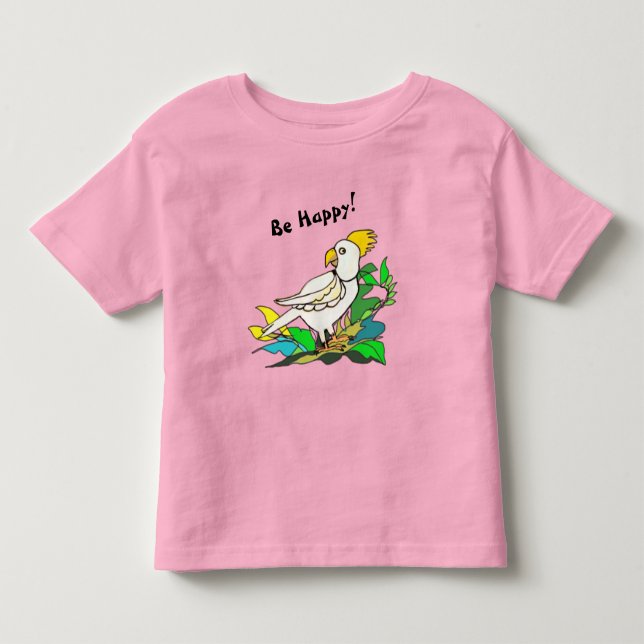 Camiseta cacatua Feliz (Frente)