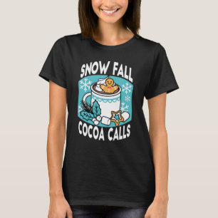 Camiseta Cacau quente e berço de inverno - Chamadas de Caca