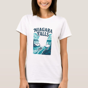 Camiseta Cachoeira de Niagara Queda d'água The Falls Lembra