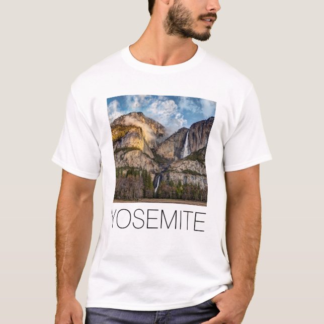 Camiseta Cachoeira de Yosemite cênica, Califórnia (Frente)