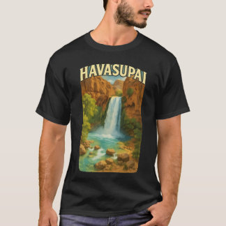 Camiseta Cachoeira do Canyon Havasupai com Piscina Rochosa