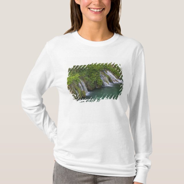 Camiseta Cachoeira, Parque Nacional dos Lagos de Plitvice e (Frente)