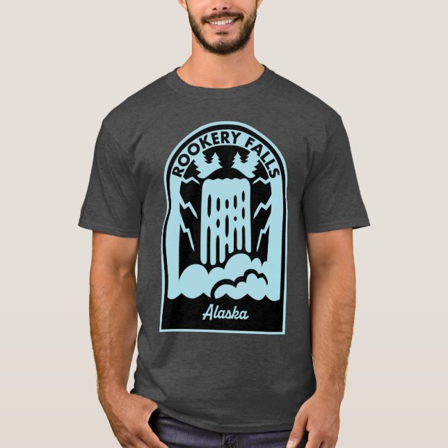 Camiseta Cachoeira Rookery Alasca (Frente)