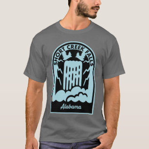 Camiseta Cachoeira Short Creek Alabama Super Dimensionada