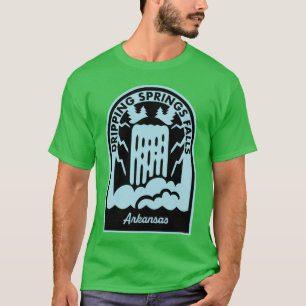 Camiseta Cachoeiras Springs Arkansas Super Dimensionado