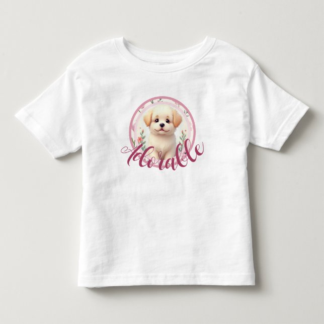 Camiseta Cachorrinho Adorável (Frente)