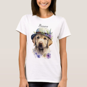 CAMISETA CACHORRINHO ADORÁVEL DA RAÇA LABRADOR RETRIEVER AM