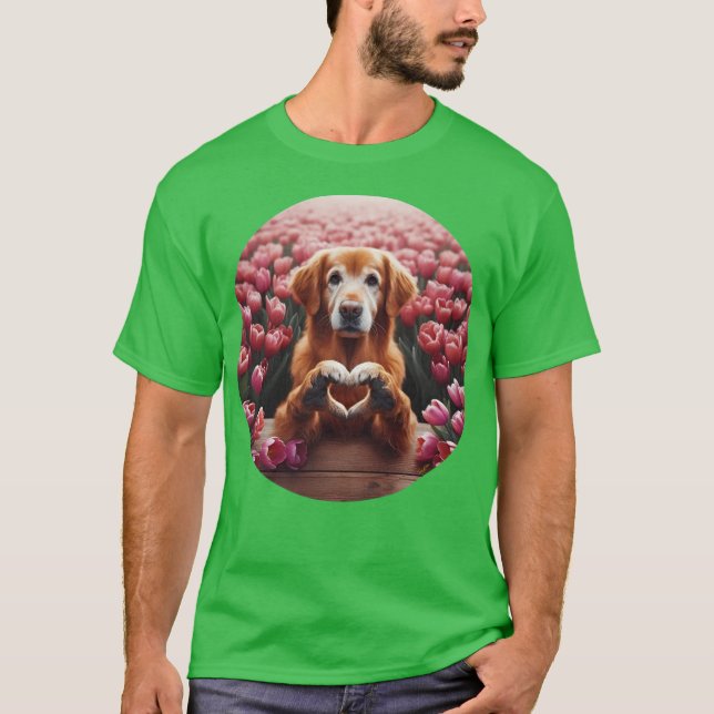 Camiseta Cachorrinho Coração (Frente)