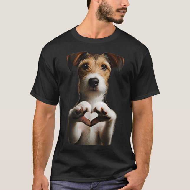 Camiseta Cachorrinho Coração (Frente)