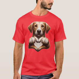 Camiseta Cachorrinho Coração