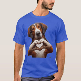 Camiseta Cachorrinho Coração