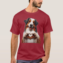 Camiseta Cachorrinho Coração