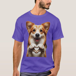 Camiseta Cachorrinho Coração