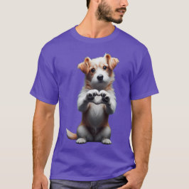 Camiseta Cachorrinho Coração