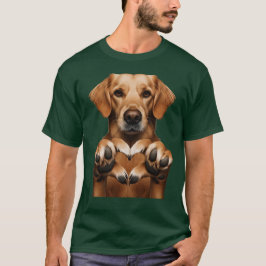 Camiseta Cachorrinho Coração