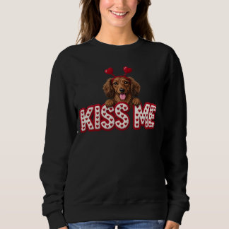 Camiseta cachorrinho Dachshund do dia dos namorados 