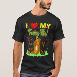 Camiseta Cachorrinho Engraçado Cachorro Escondido Que Adoro