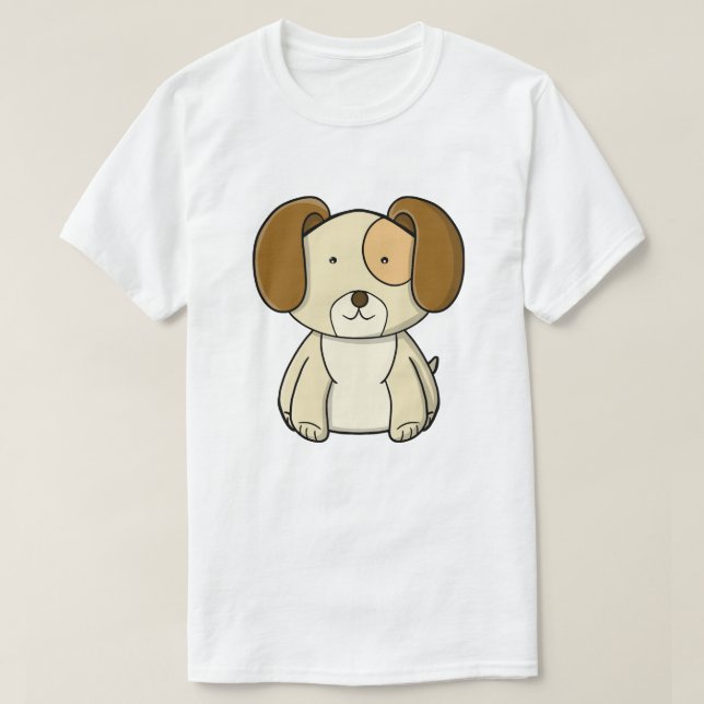 Camiseta Cachorrinho fofo (Frente do Design)