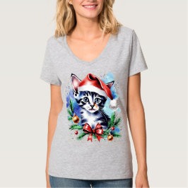 Camiseta Cachorrinho fofo de Natal