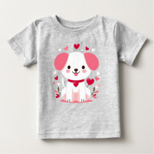 Camiseta Cachorrinho fofo e caprichoso para o Dia dos Namor
