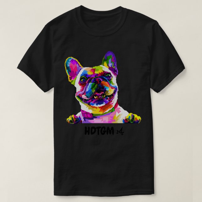Camiseta cachorrinho Hdtgm (Frente do Design)