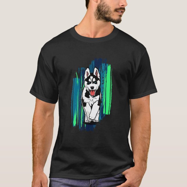 Camiseta Cachorrinho Husky Fofo 1 (Frente)