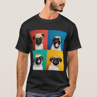 Camiseta Cachorrinho Pug Fofo