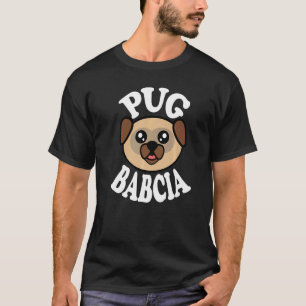 Camiseta Cachorrinho Pug Fofo Babcia