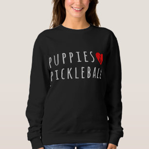 Camiseta Cachorrinhos E Pickelball Fofos Pickelball Homens