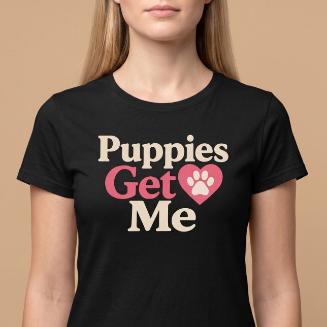 Camiseta Cachorrinhos Me Conquistam (Criador carregado)