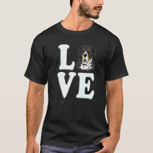 Camiseta Cachorro Adorava Cachorro De Montanha Bernese Para