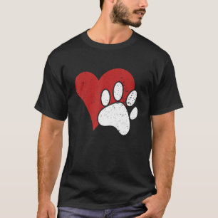 Camiseta Cachorro Adorava Prin Coração Para Mulheres Cachor