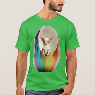 Camiseta Cachorro Adorável em Eggcellent