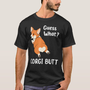 Camiseta Cachorro Adorável Que Bumbum De Corgi