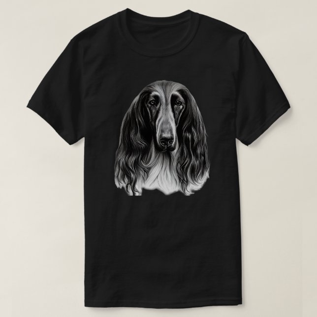 Camiseta Cachorro Afegão (Frente do Design)