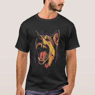 Camiseta Cachorro Agressivo Pastor Alemão