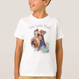 Camiseta Cachorro Airedale Cachorro