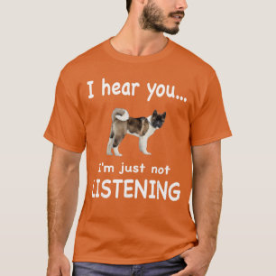 Camiseta Cachorro Akita Americano menina Akita Americana