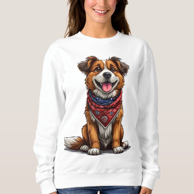 Camiseta Cachorro alegre (Frente)